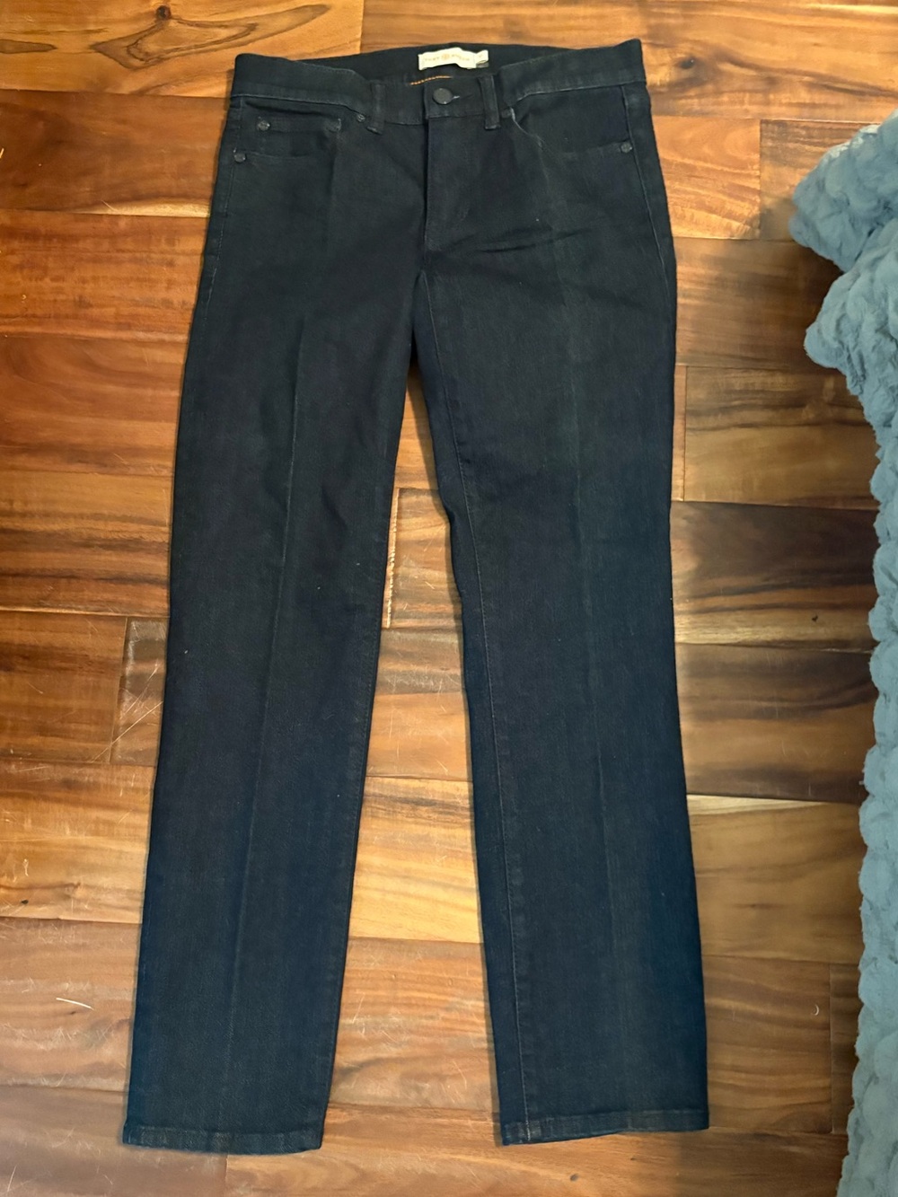 Tory Burch Cropped Skinny Jeans Dark Wash  27 Mid Rise Stretch (1248)